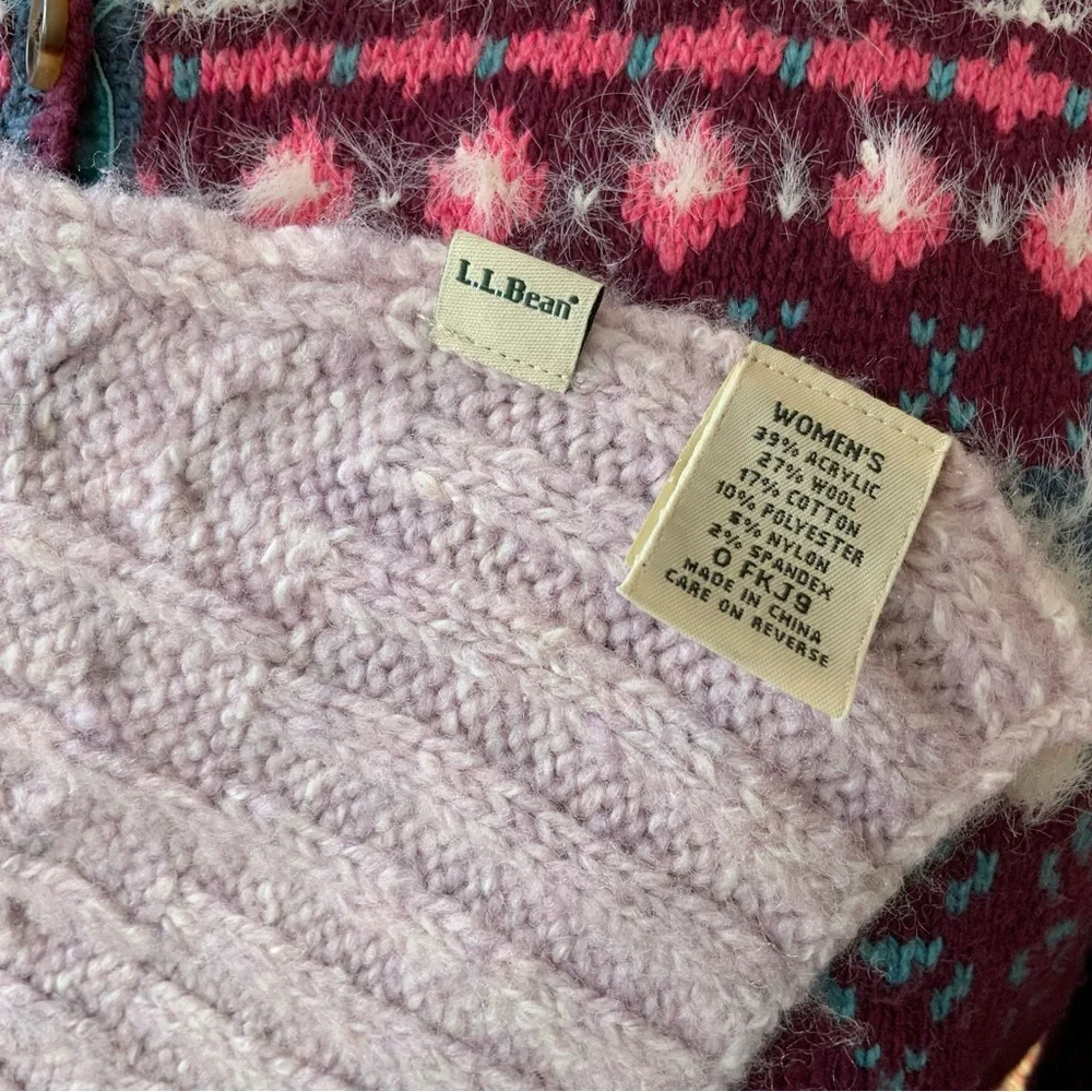 L.L Bean Lavender cozy Scarf